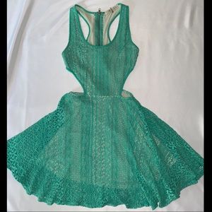 Green Cutout Dress